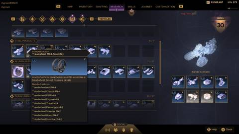 Treadwheel MK4 Schematics Unlocked Dune Awakening