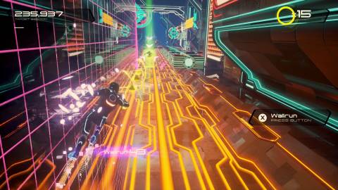TRON RUN r game wall run