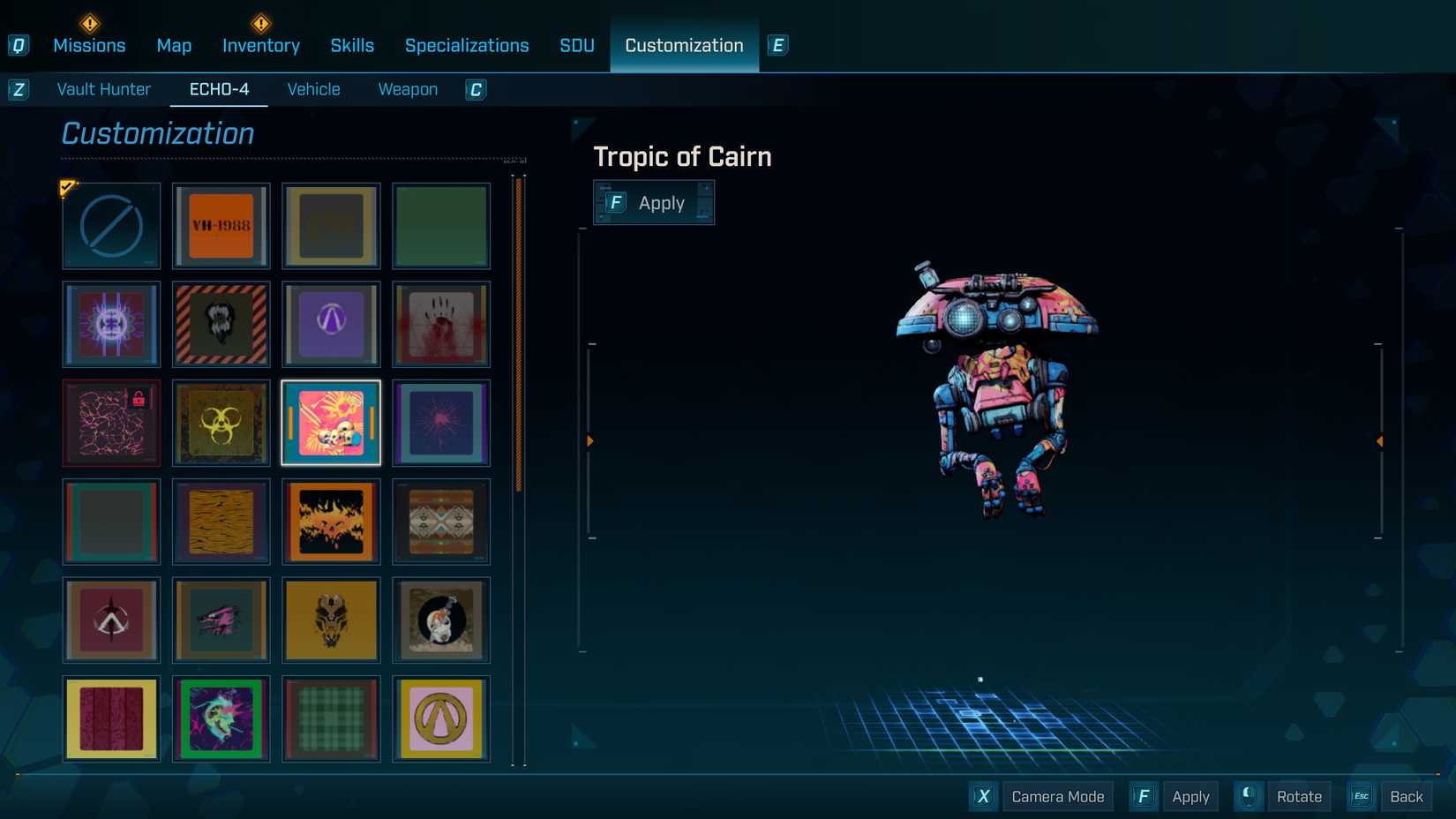 Tropics of Cairn-1