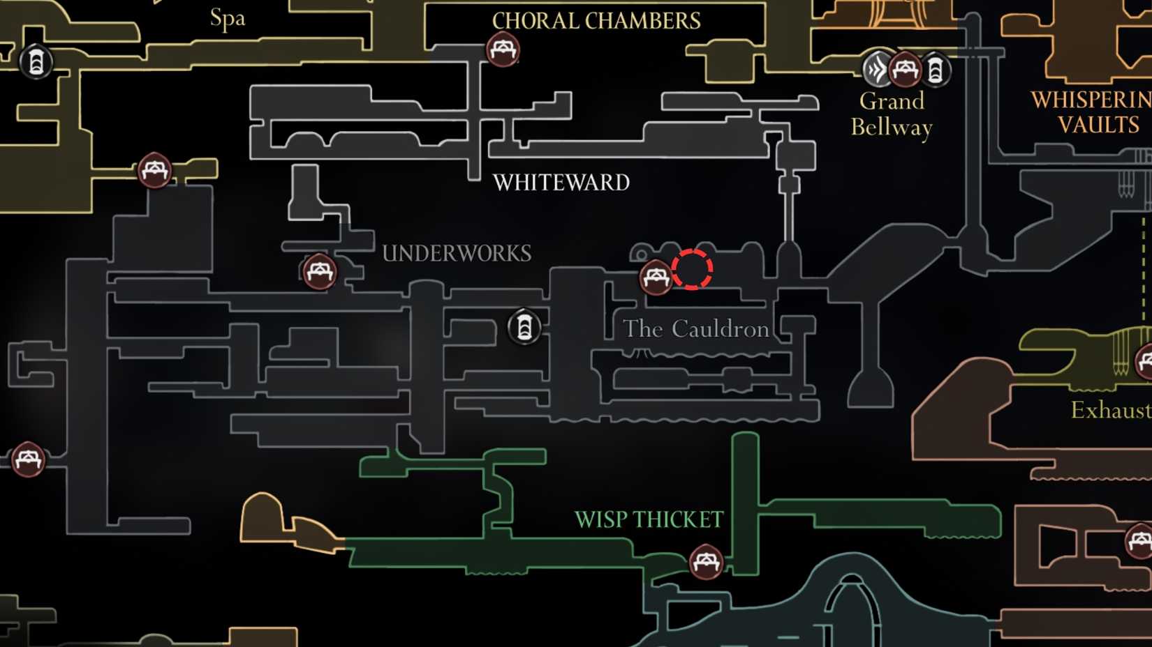 décimo segundo arquiteto localização em hollow knight silksong