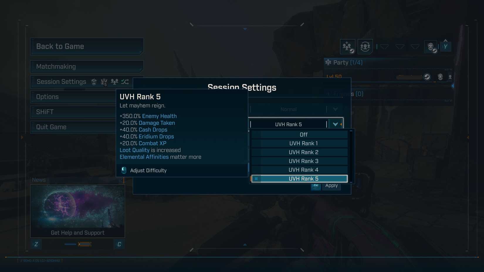 ultimate vault hunter rank 5