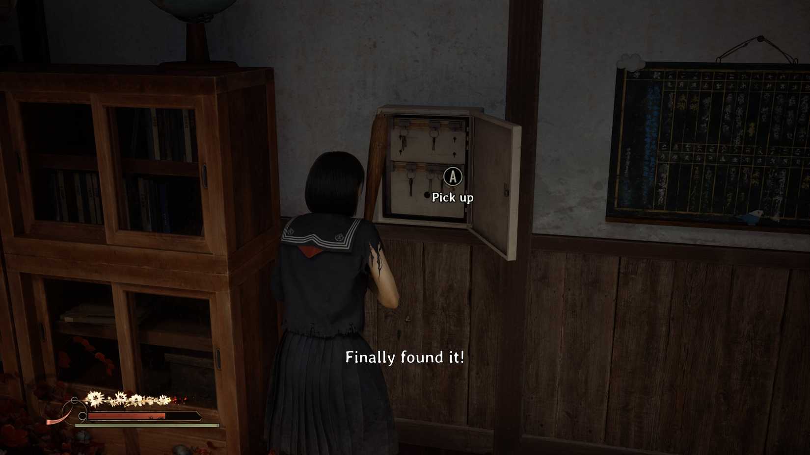Unlocking the School's Cabinet and Getting Key to the Black Mountains Silent Hill f