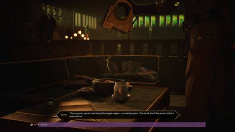 Use Poison Snooper on The Book Proces-Verbal Quest Dune Awakening