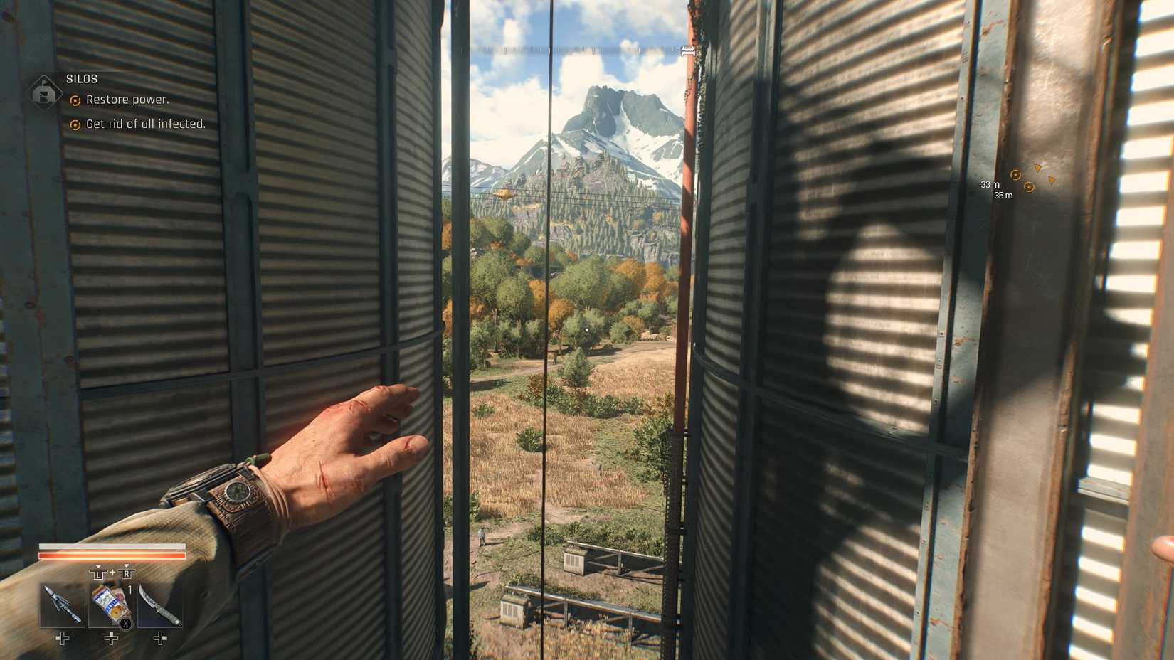 Use Roap to Reach Red Pipe Silos Dying Light The Beast