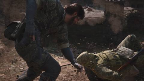 Using CQC on an enemy in Metal Gear Solid Delta Snake Eater