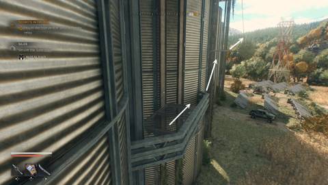 Using the Rope to Climb Silos Dying Light The Beast