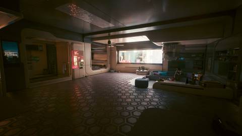 V's Apartment interior