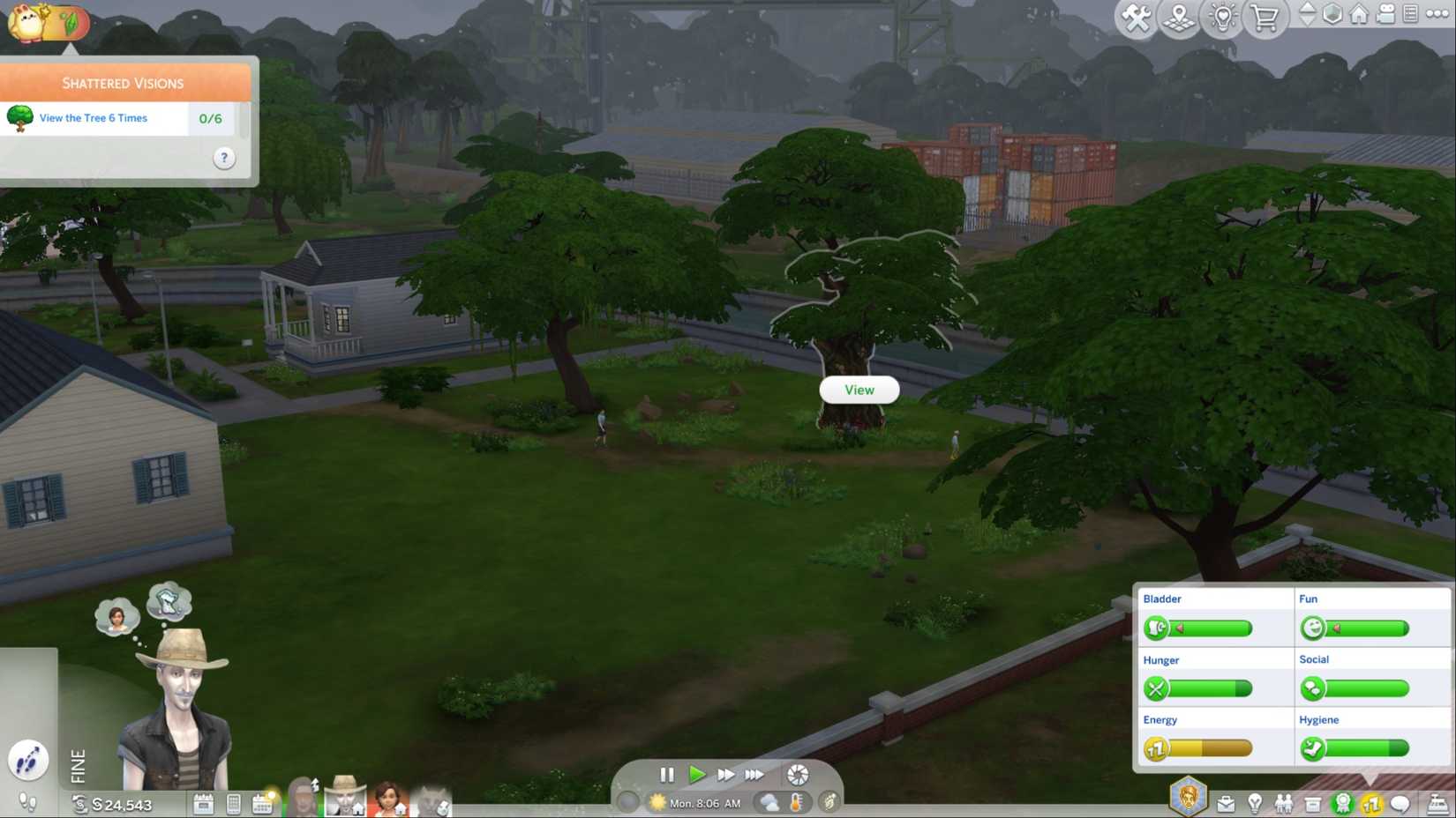 view tree 6 times the sims 4