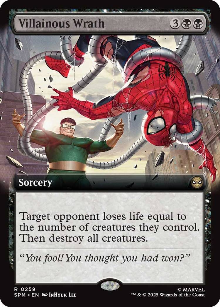 Villainous-Wrath-spider-man-mtg-magic