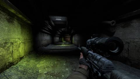 Walking through tunnels in STALKER Shadow of Chernobyl
