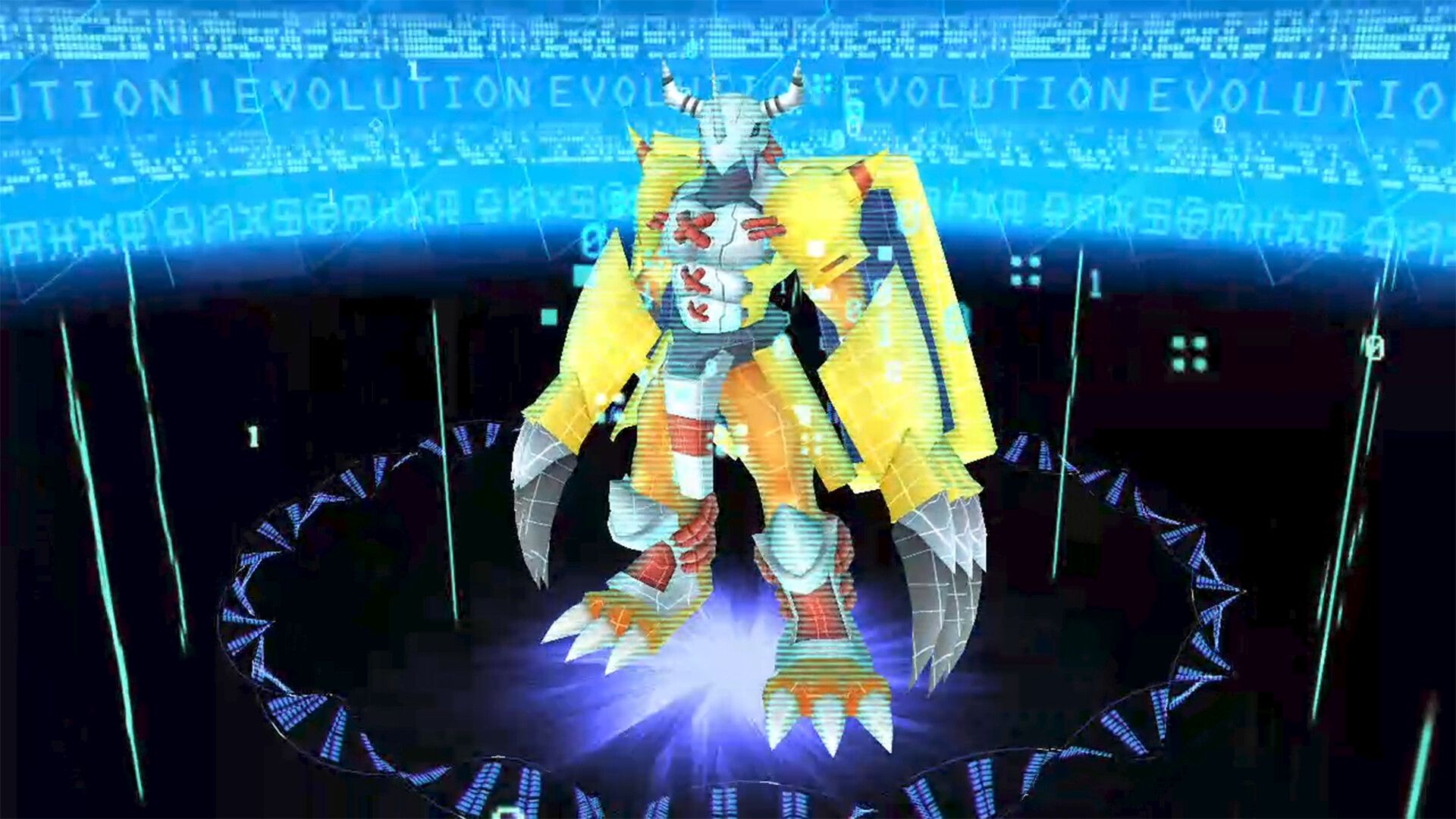War Greymon evolving in Digimon World Next Order