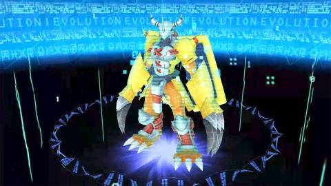 War Greymon evolving in Digimon World Next Order