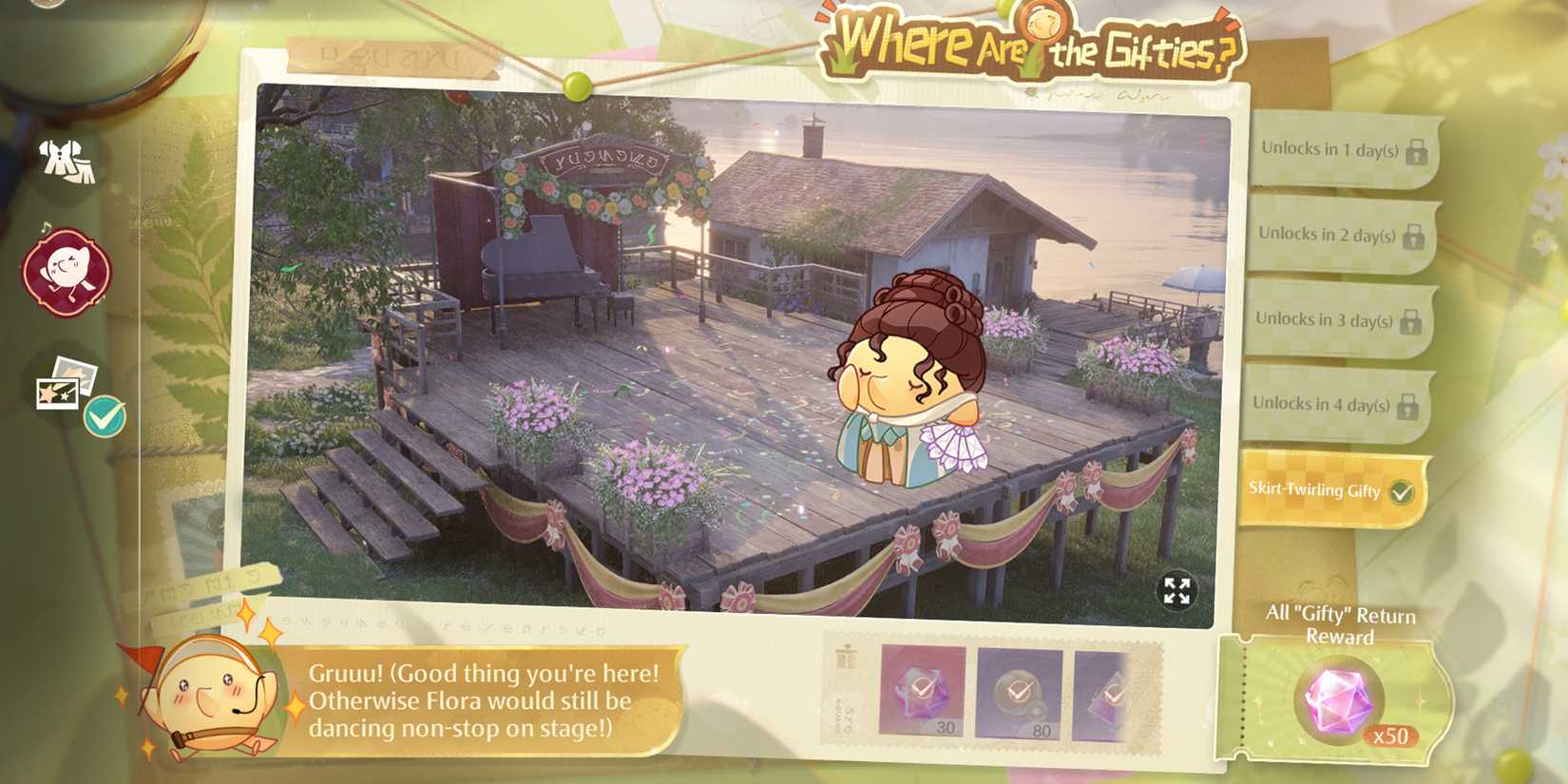 where are the gifties challenge in infinity nikki