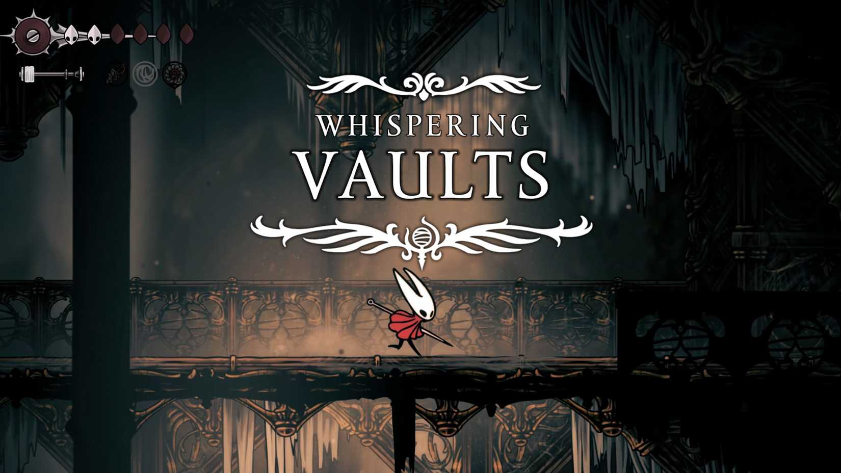 Mapa dos Cofres Sussurrantes em Silksong parte 1