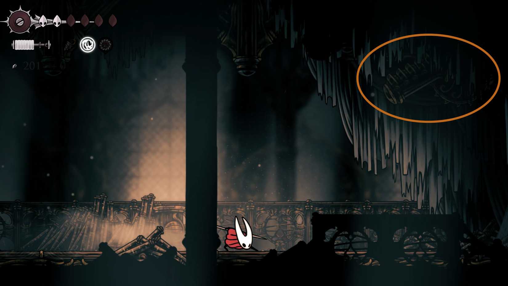 Whispering Vaults map in Silksong part 2