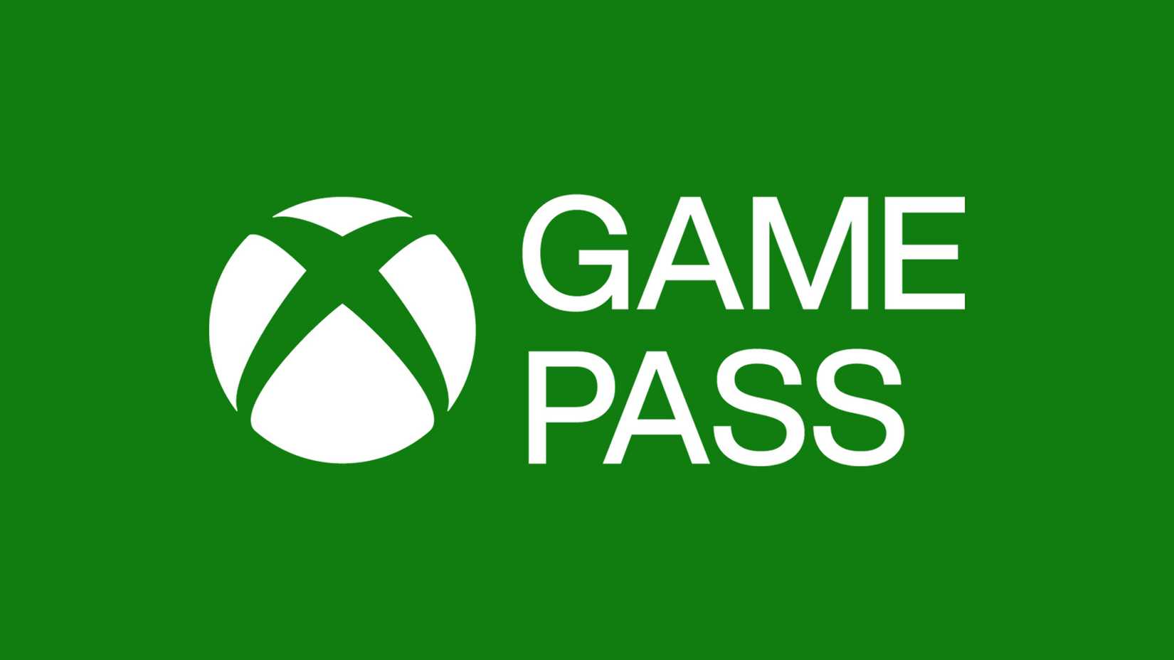 Xbox Game Pass white logo on green background