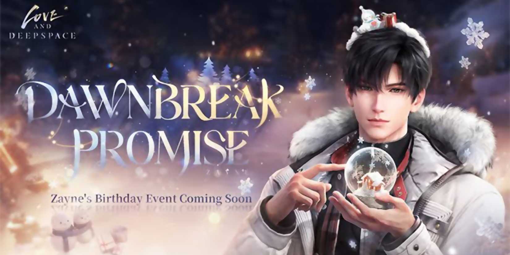 zayne second birthday banner Dawnbreak Promise in lnd love and deepspace