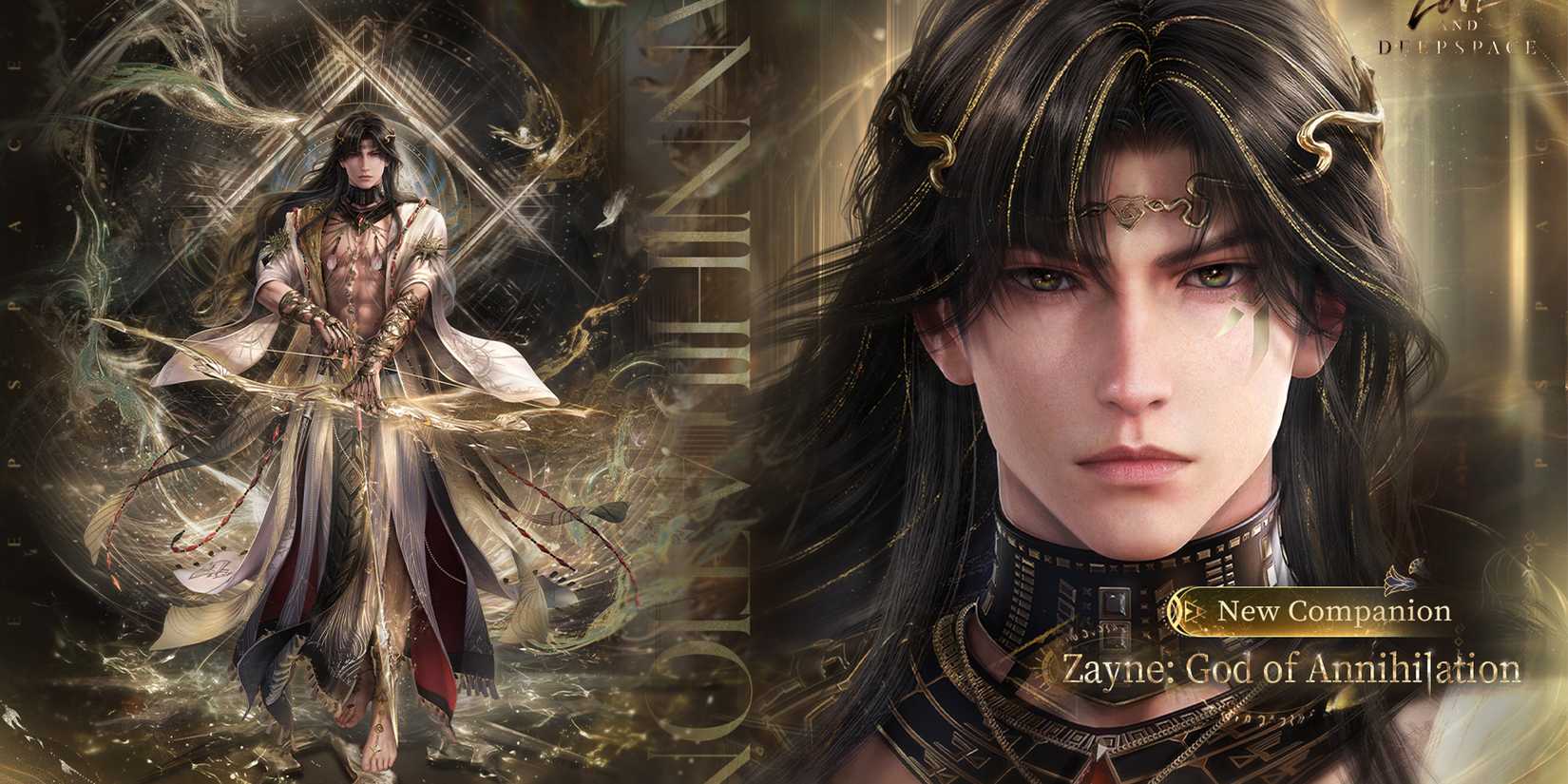 zayne second myth banner dge of Continuum in lnd love and deepspace