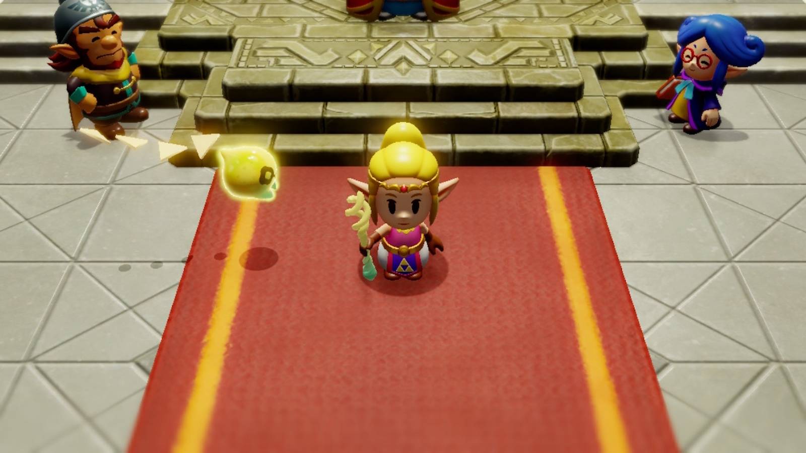 Zelda in the palace in The Legend of Zelda Echoes of Wisdom