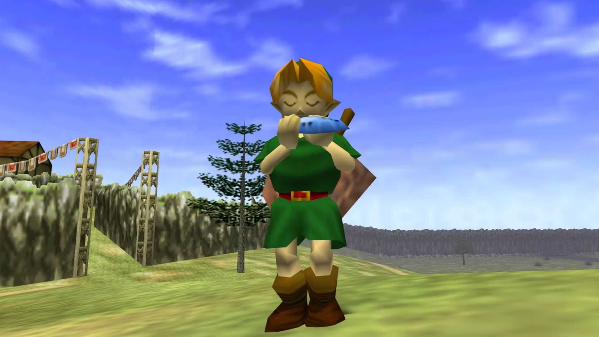 Sampul game <em>The Legend of Zelda: Ocarina of Time</em>, salah satu game terbaik sepanjang masa