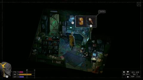 Zero Parades - For Dead Spies indoor investigation gameplay screenshot