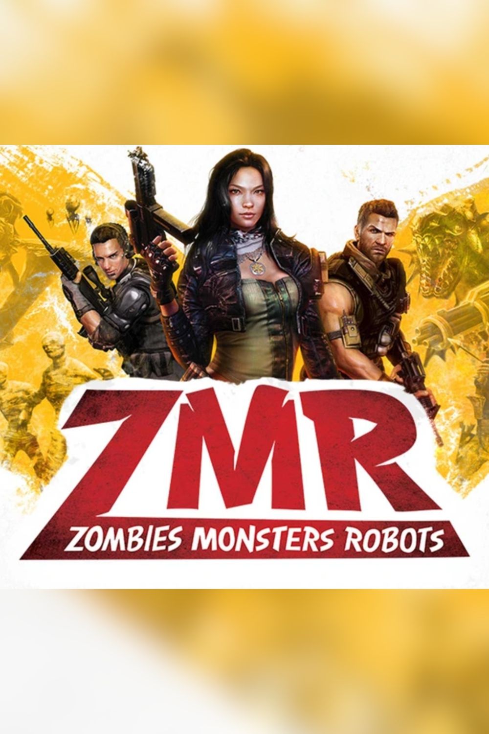 Zombies Monsters Robots video game cover art tag