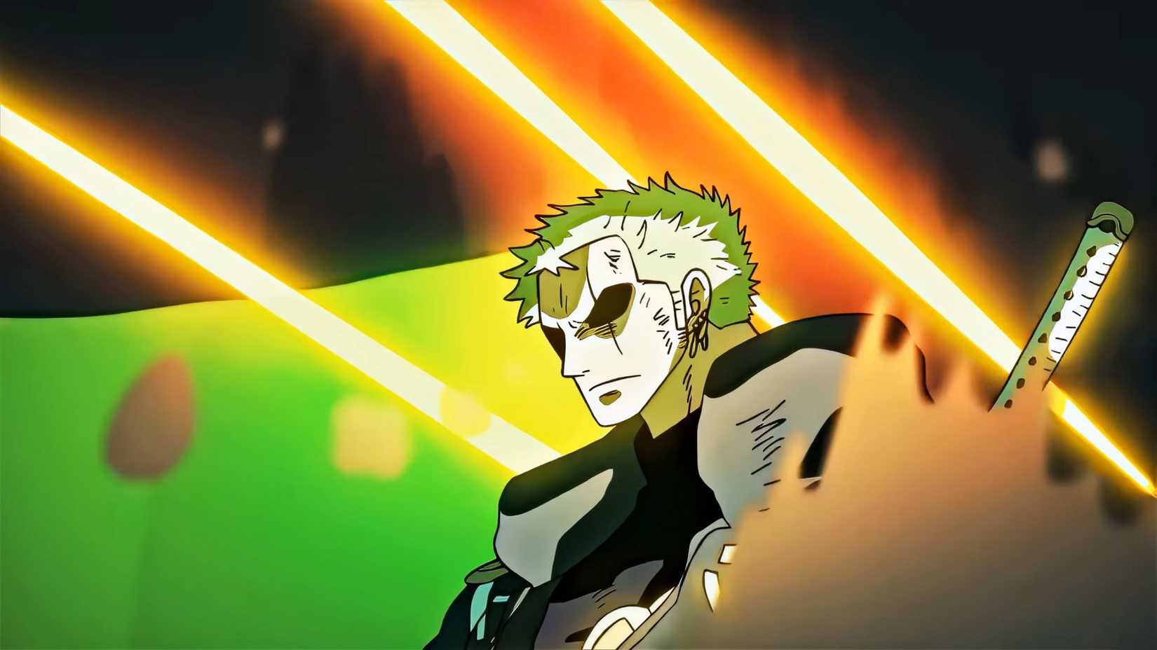 Zoro avoids Rob Lucci's attack - One Piece