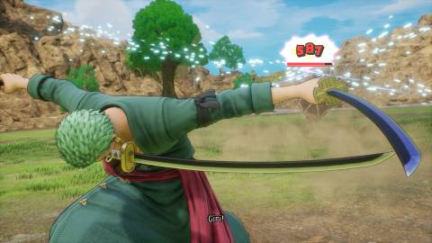 Zoro using Onigiri - One Piece Odyssey