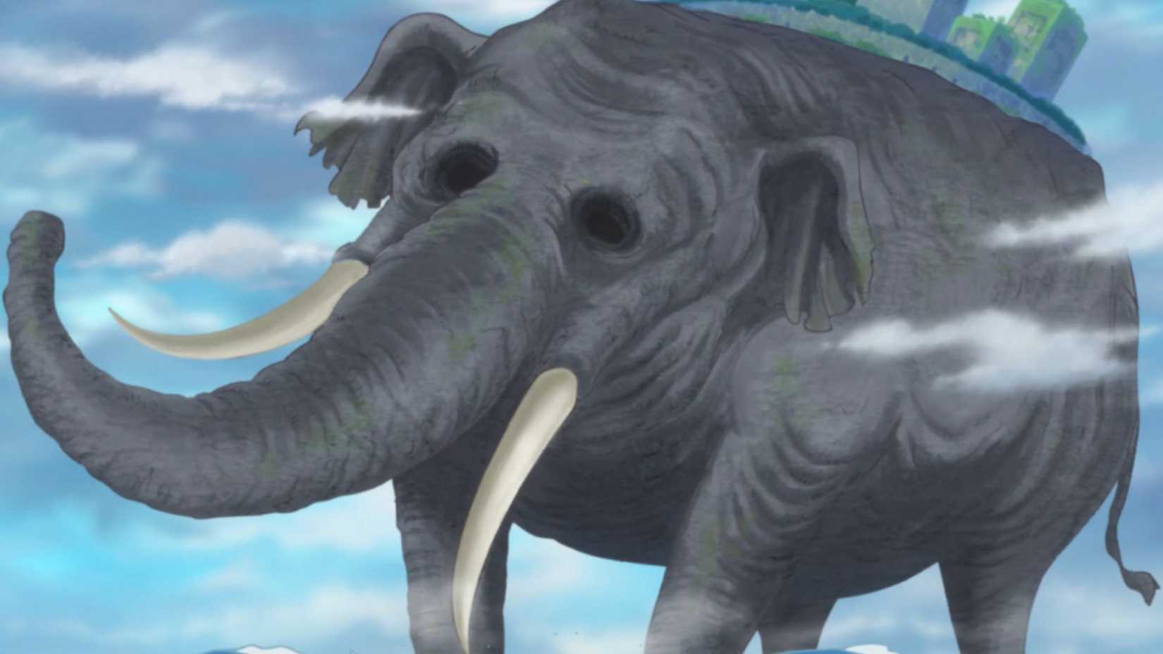 Zunesha walking through the ocean - One Piece