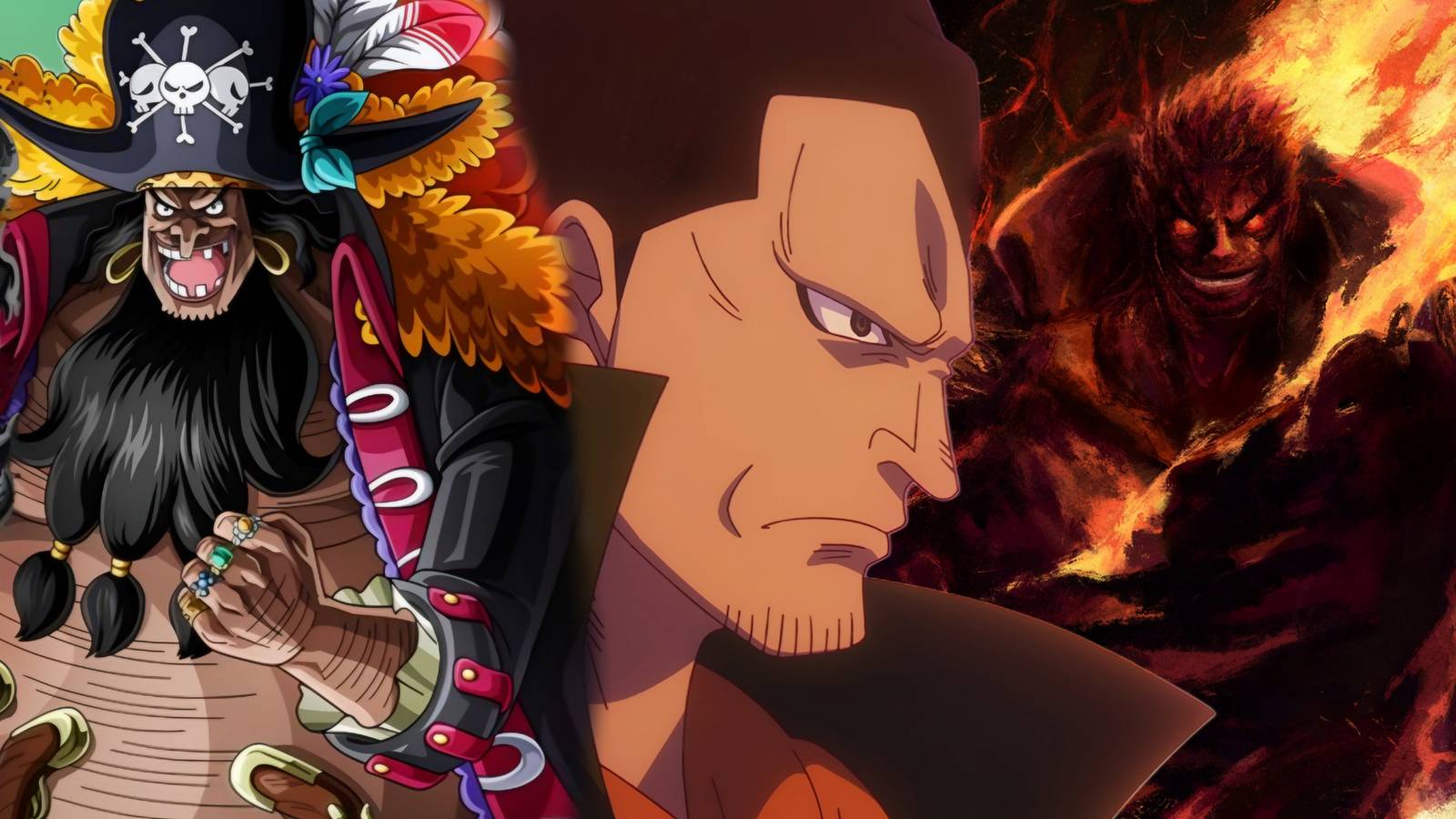 Featured One Piece: 6 Characters Who Can Beat Scopper Gaban Blackbeard garp Dragon