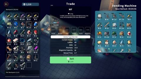 Selling a gun in Escape From Duckov