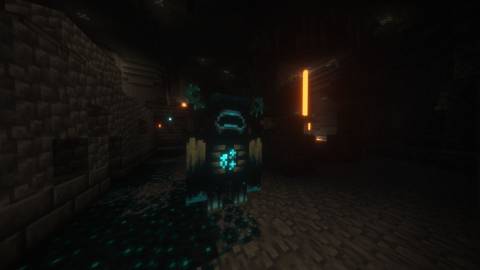 Minecraft Warden Inside Ancient City