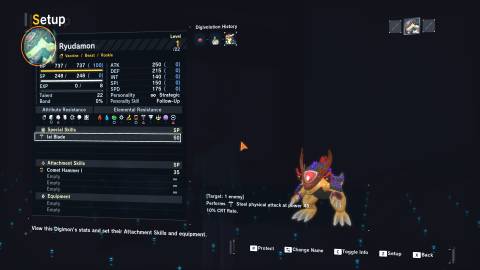 Ryudamon in Digimon Story Time Stranger