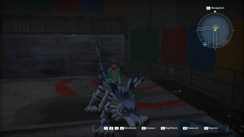 Garurumon DigiRide  in Digimon Story Time Stranger