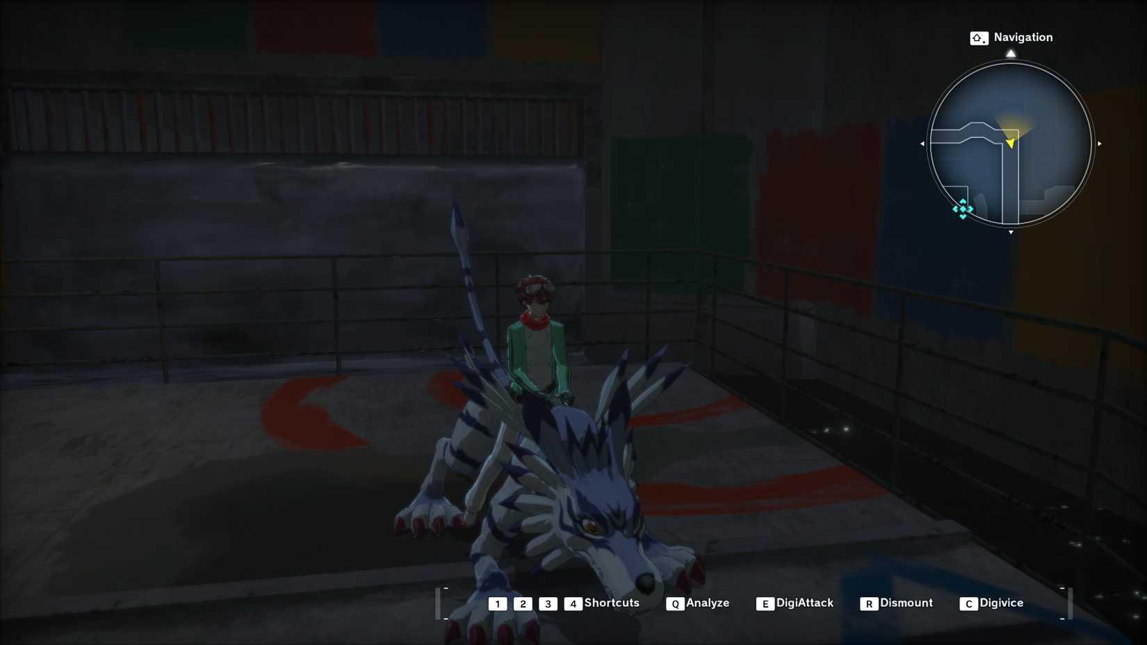 Garurumon DigiRide  in Digimon Story Time Stranger