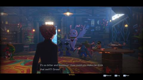 Digimon Story Time Stranger Talking to MarineAngemon