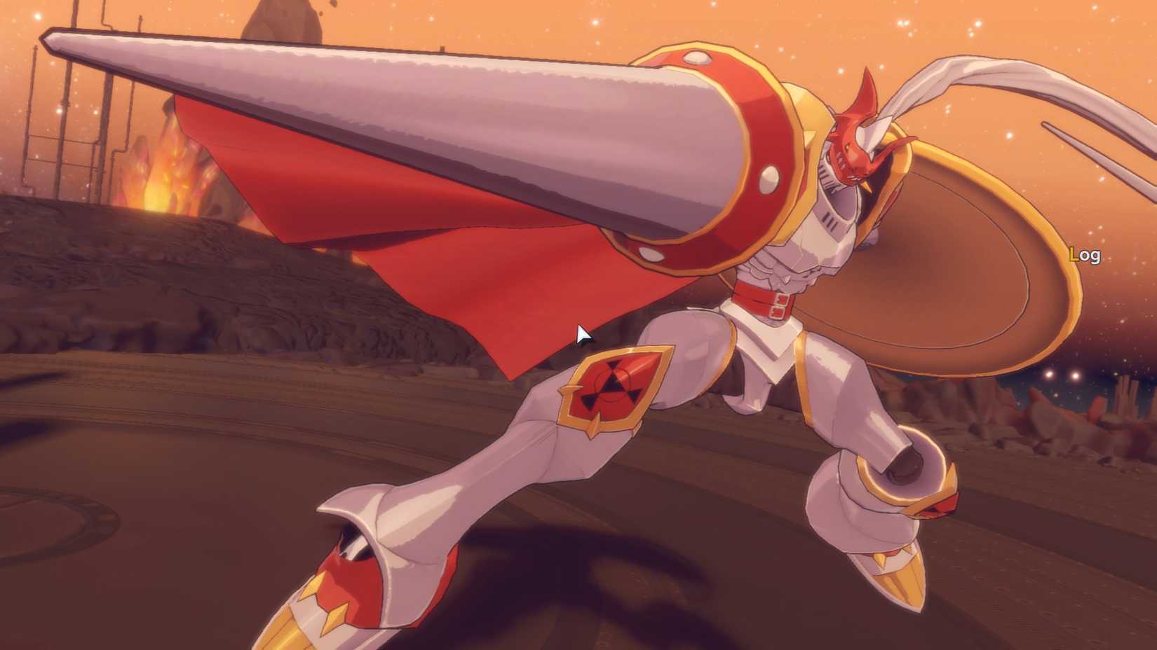 Fighting Digimon in Mega+ Level Digimon Story Time Stranger