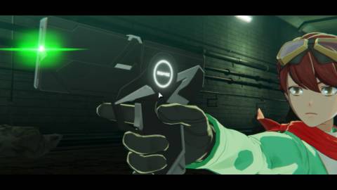 Agent Dan using Cross Arts in Digimon Story Time Stranger