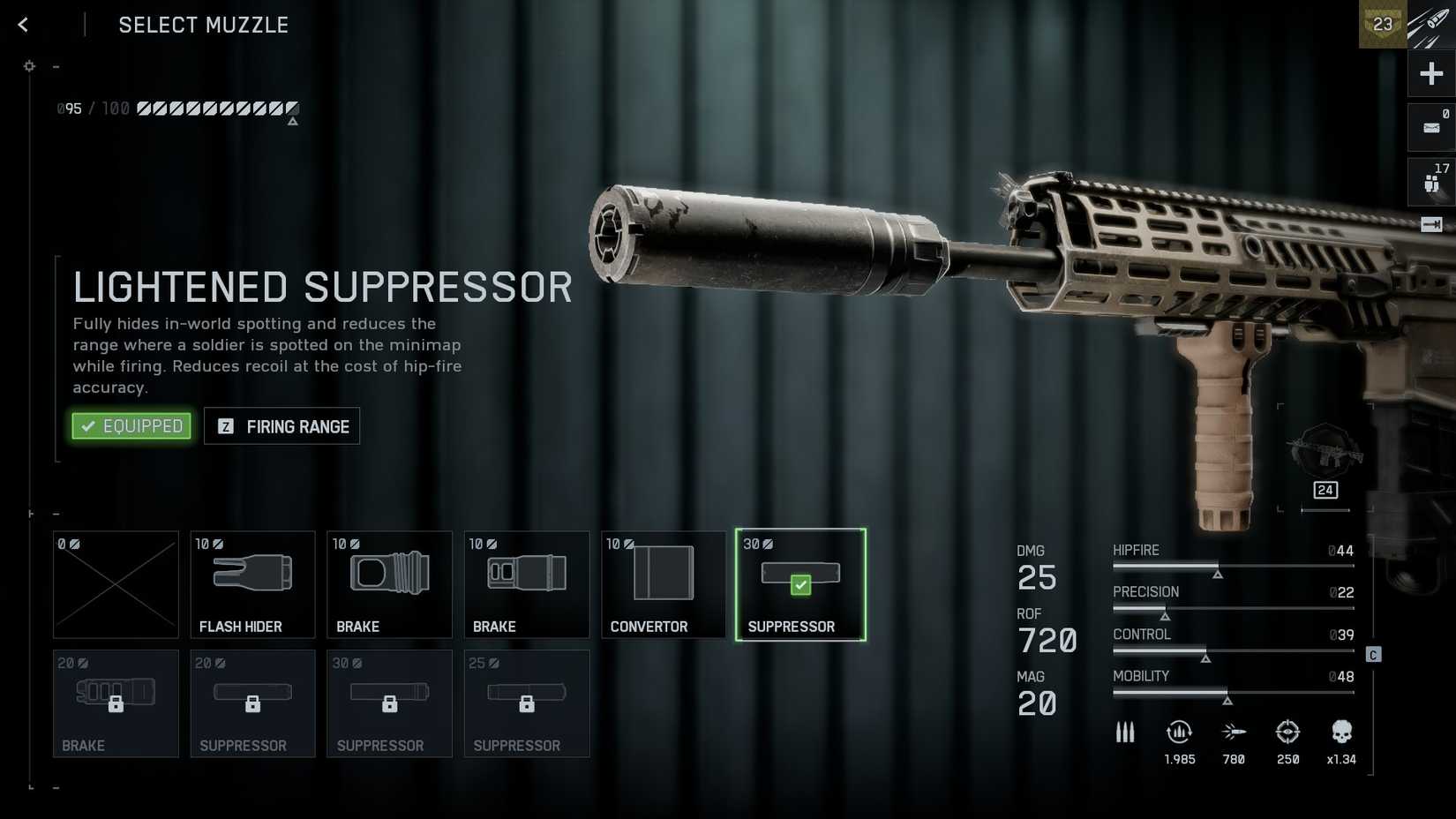 BF6 Lightened Suppressor
