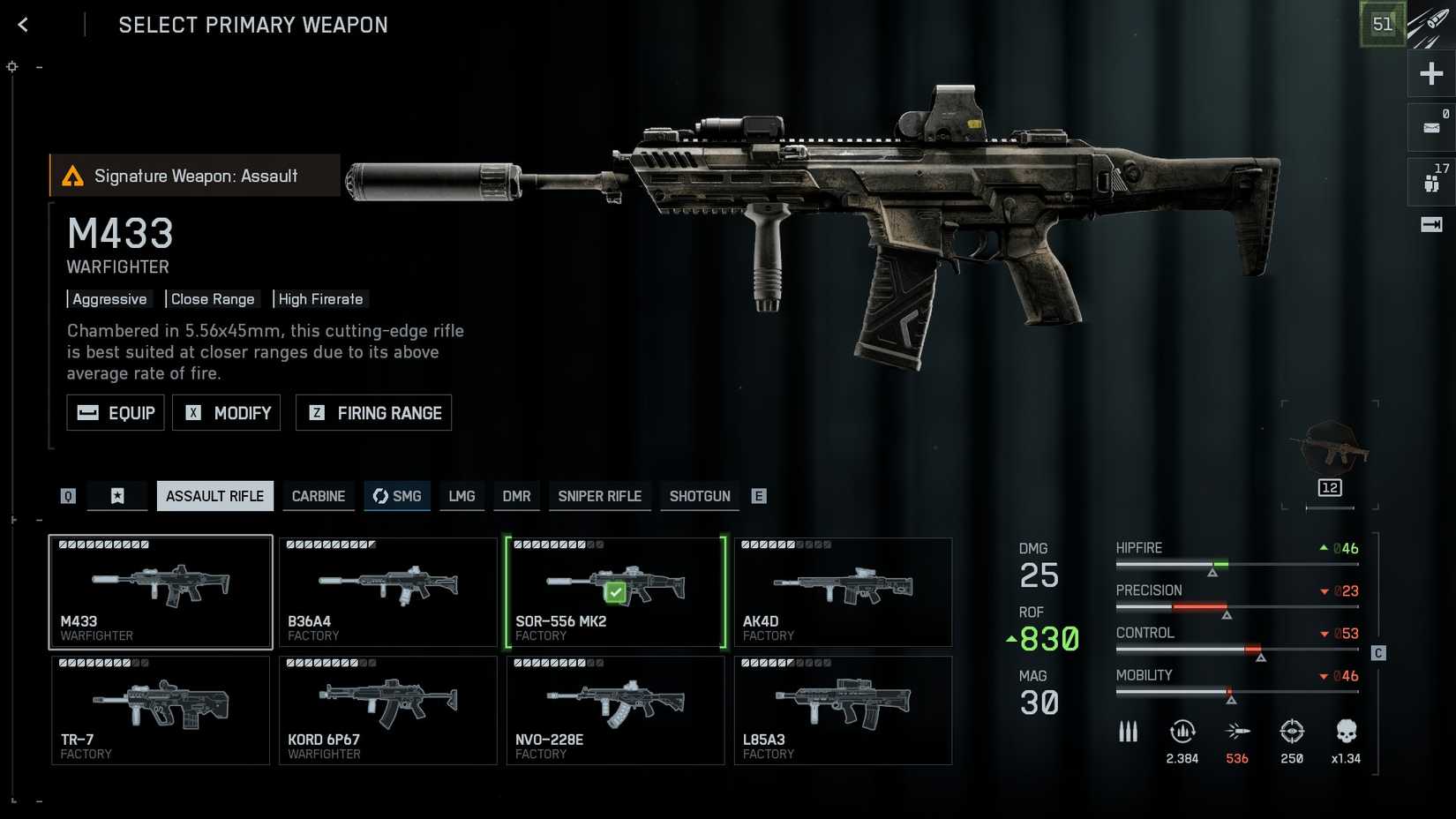 BF6 M433 Stats