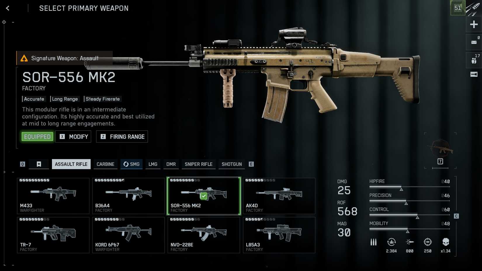 BF6 SCAR-L Stats