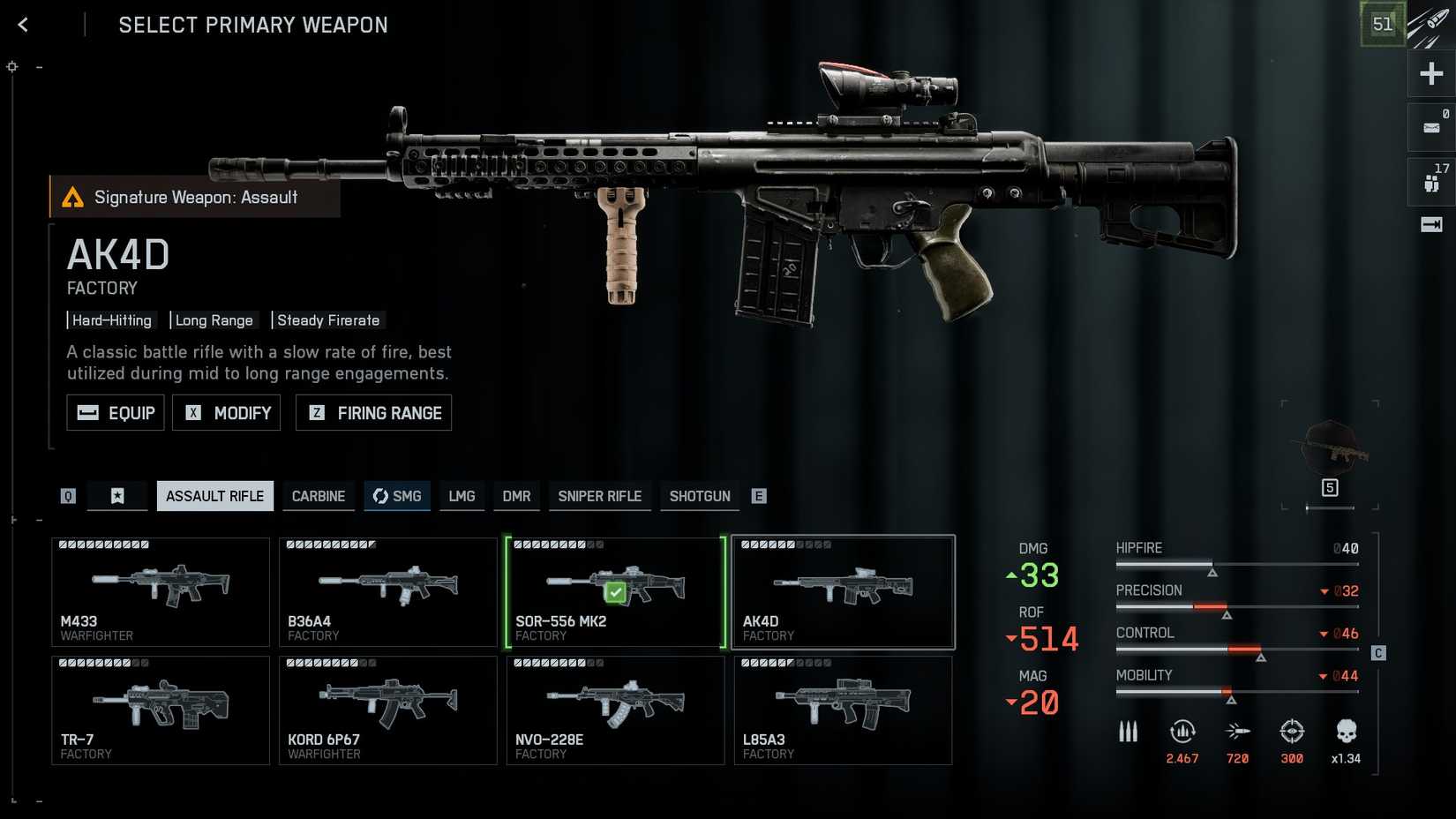 BF6 AK4D Stats