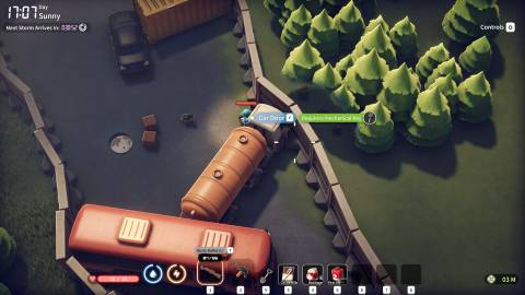 Truck containing the Bronze Pocket Watch in Escape From Duckov