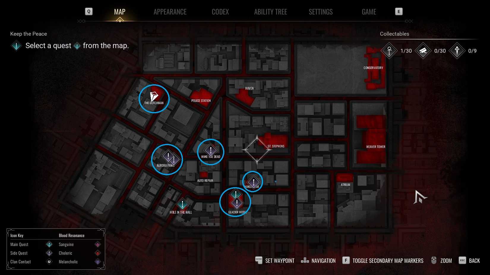 VTMB2 All Clan Contacts location