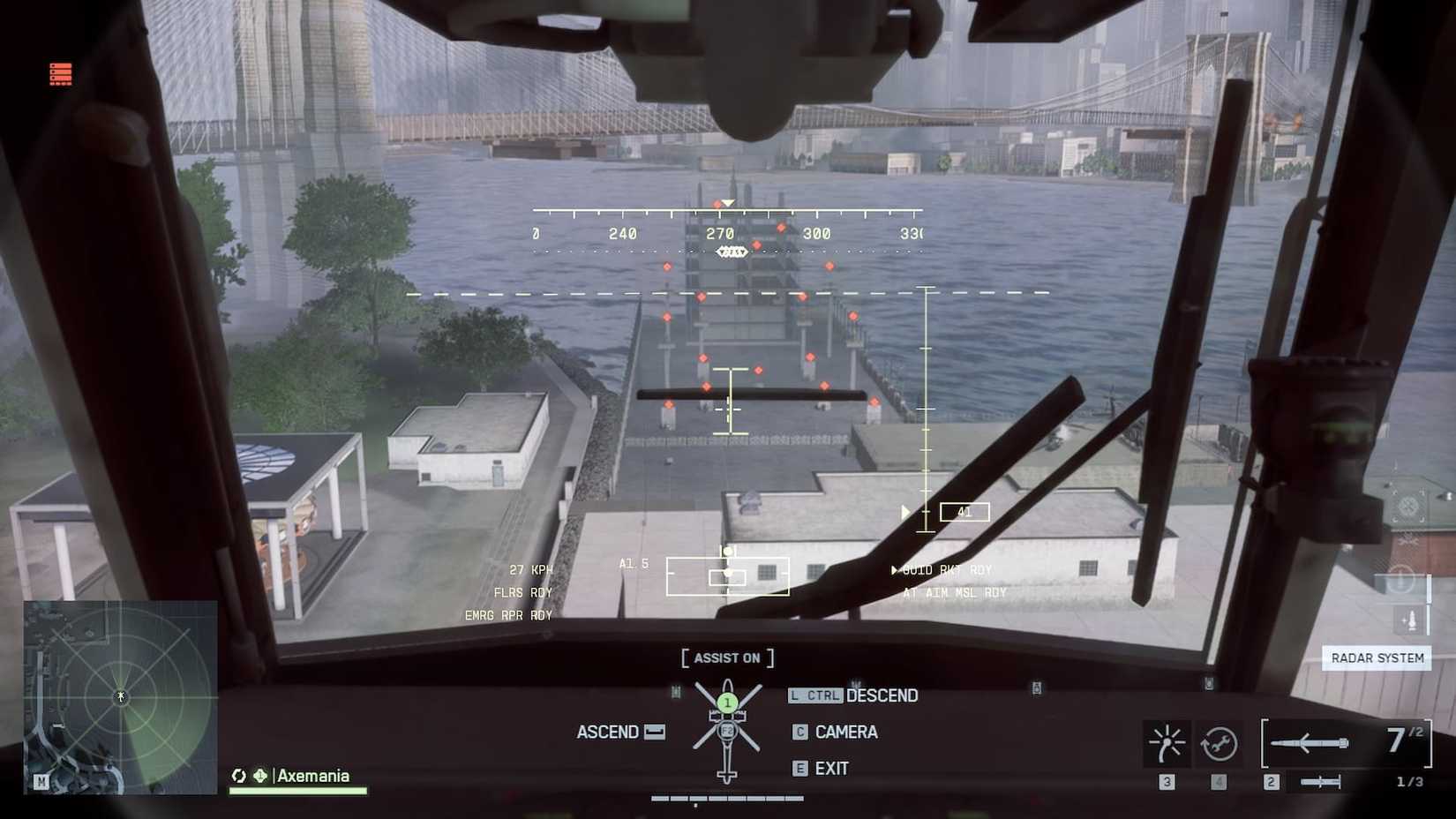 BF6 Attack Helicopter Shooting Range