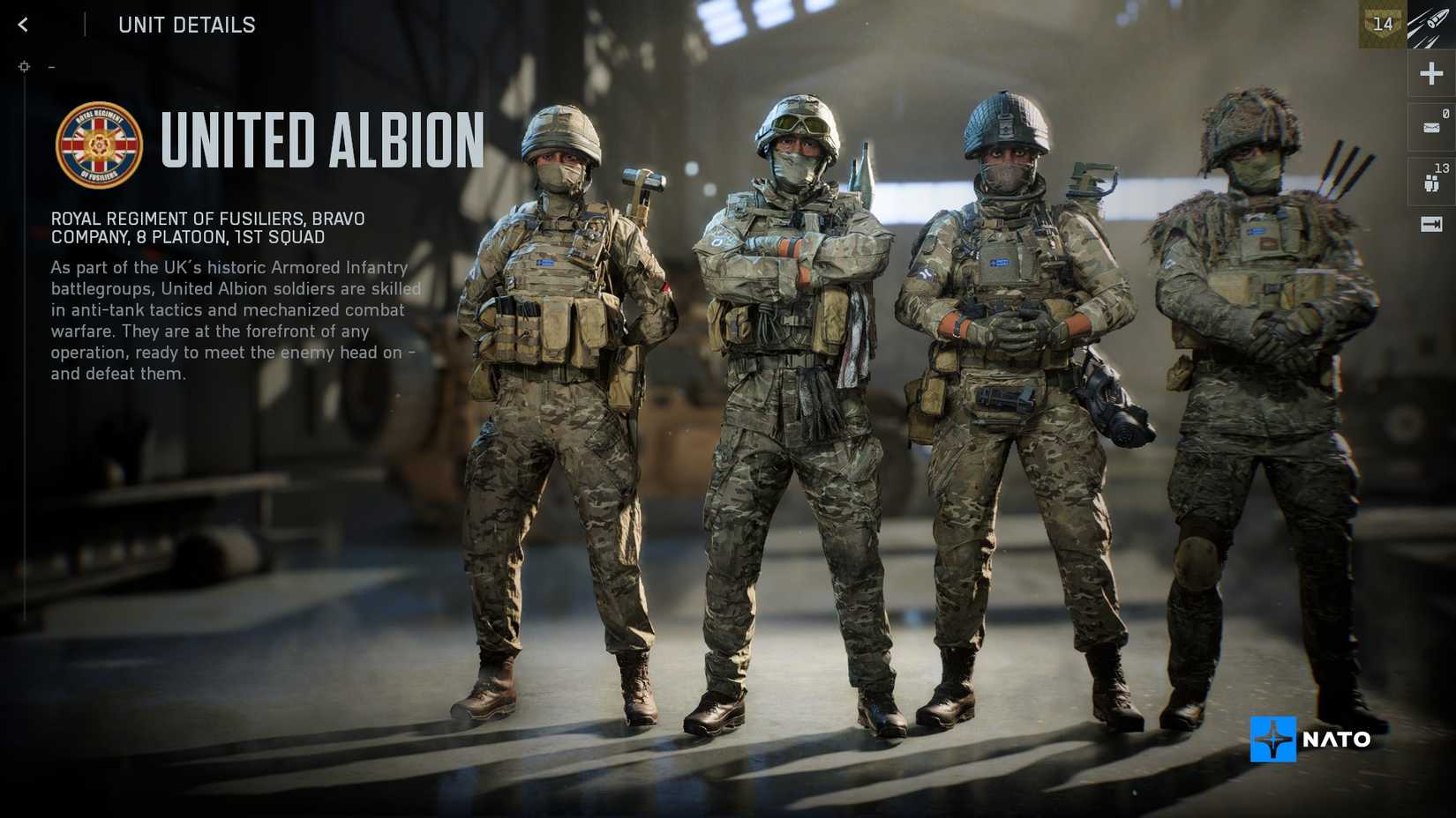 BF6 NATO United Albion unit
