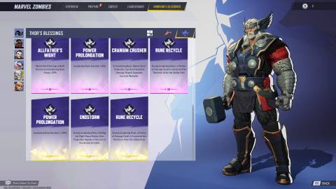 Marvel Rivals Thor Zombies Blue Blessings