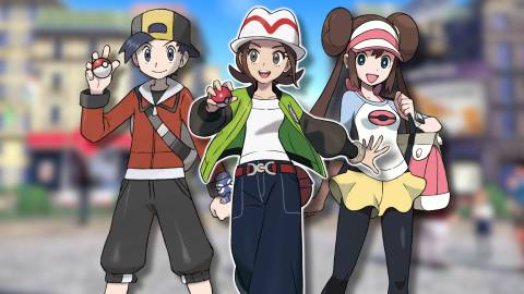A collage of protagonists from Pokemon Legends Z-A, Pokemon HeartGold and SoulSilverand Pokemon Black 2 and White 2.
