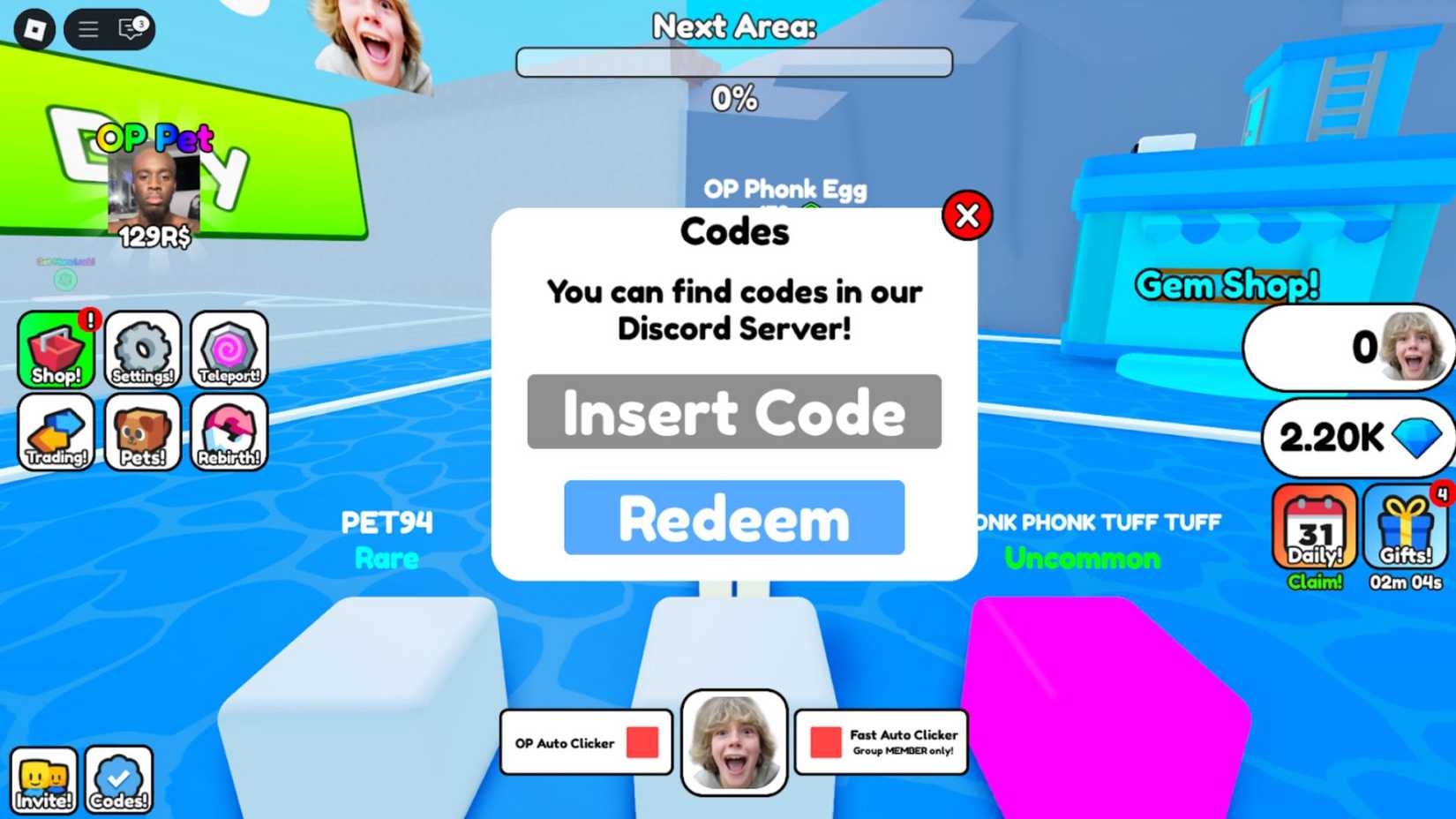 Roblox 67 Clicker Codes