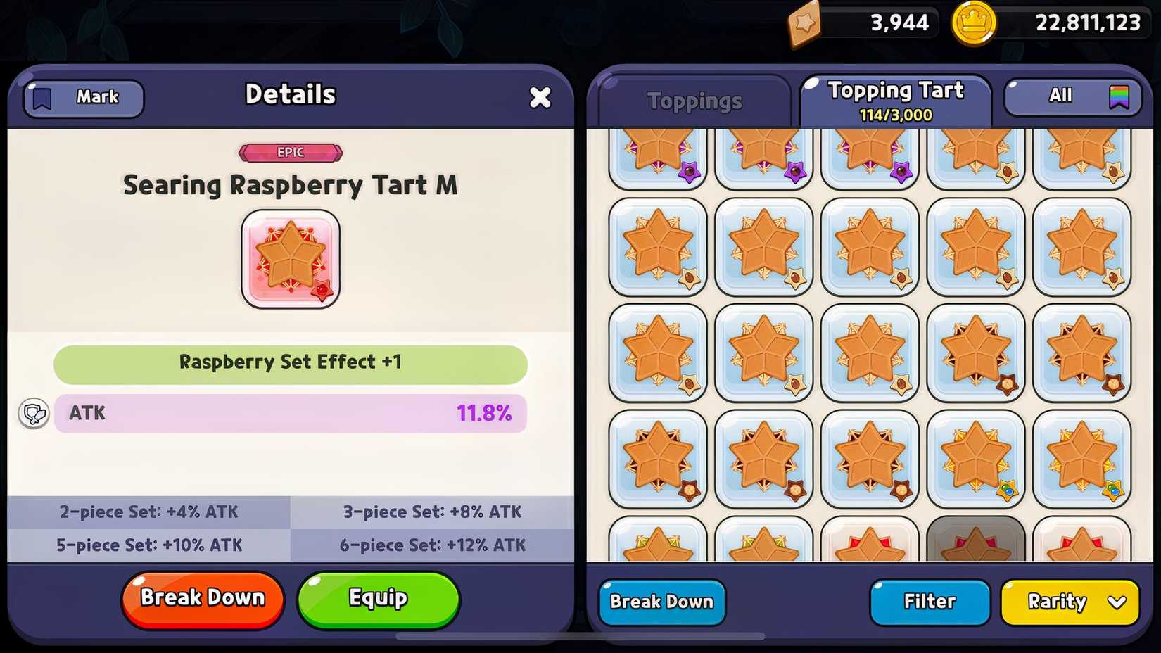 silent salt cookie tart build cookie run kingdom